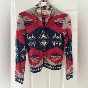 Ralph Lauren Denim Supply Aztec Print Cardigan